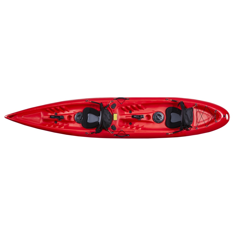 قارب كاياك بلاستيكي مزدوج المق - مراجعة Fishing Kayak Sit On Top وسعره