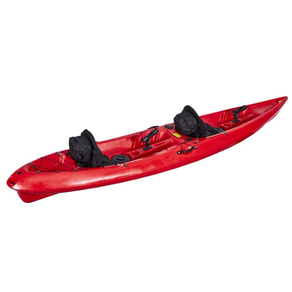 قارب كاياك بلاستيكي مزدوج المق - مراجعة Fishing Kayak Sit On Top وسعره