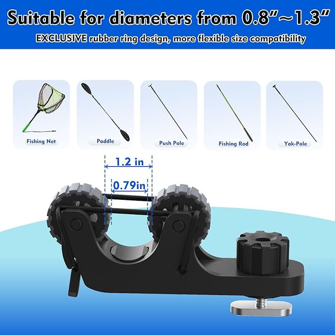 حامل مجداف الكاياك يثبت على ال - مراجعة Fishing Kayak Cart وسعره