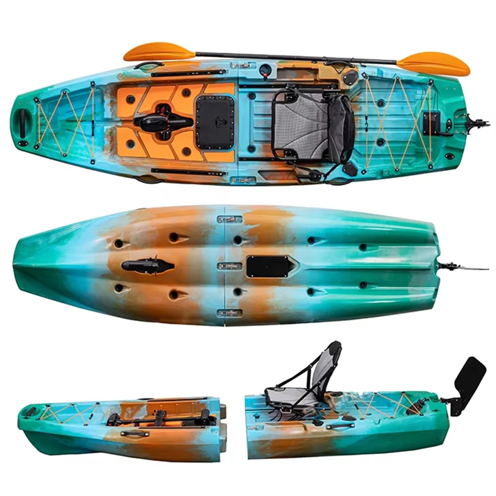 وحدات كاياك مع محرك قارب صيد ا - مراجعة Fishing Kayak Paddle وسعره