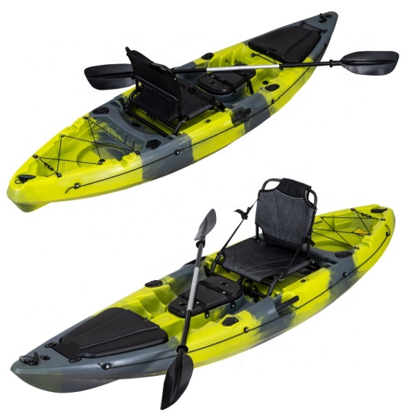قارب كاياك بلاستيكي للصيد بطول - مراجعة Fishing Kayak Sit On Top وسعره