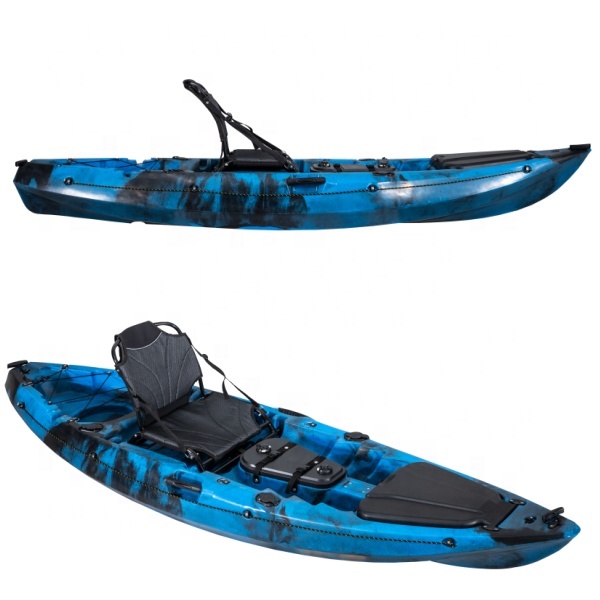 قارب كاياك بلاستيكي للصيد بطول - مراجعة Fishing Kayak Sit On Top وسعره