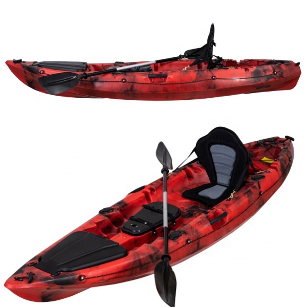 قارب كاياك بلاستيكي للصيد بطول - مراجعة Fishing Kayak Sit On Top وسعره